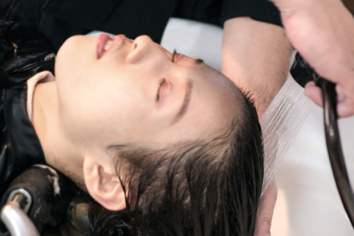 Japanese steam therapy for hair